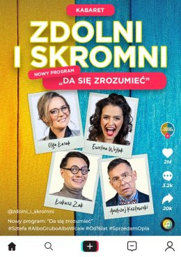 Racibórz Wydarzenie Kabaret Zdolni i Skromni - "Da się zrozumieć"