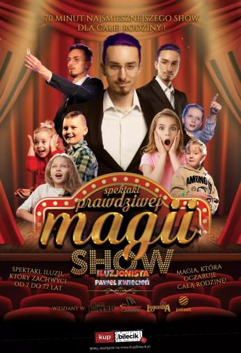 Lubaczów Wydarzenie Spektakl Prawdziwa Magia - Familijny Spektakl Iluzji | MAGICZNE WAKACJE